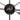 Large Silver Skeleton Wall Clock 80cm (WH) - Wolf & Wilde